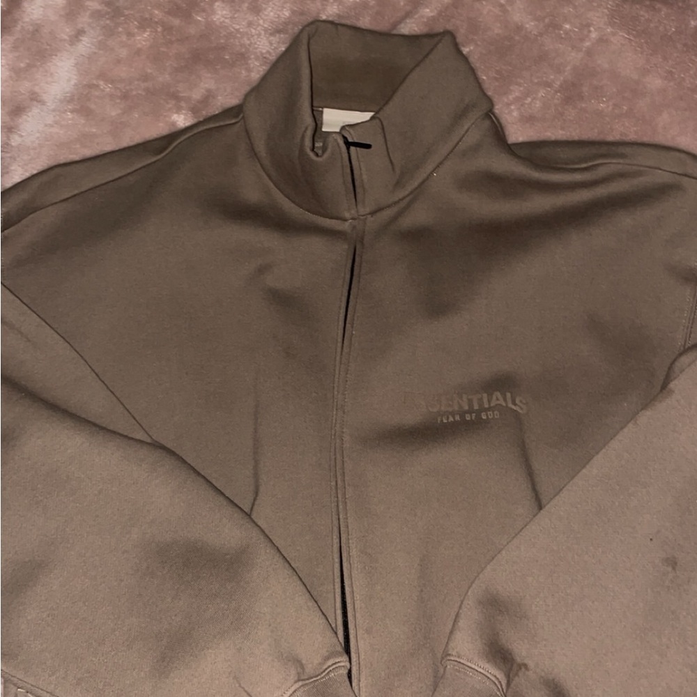 Women’s Fear of God green zip up